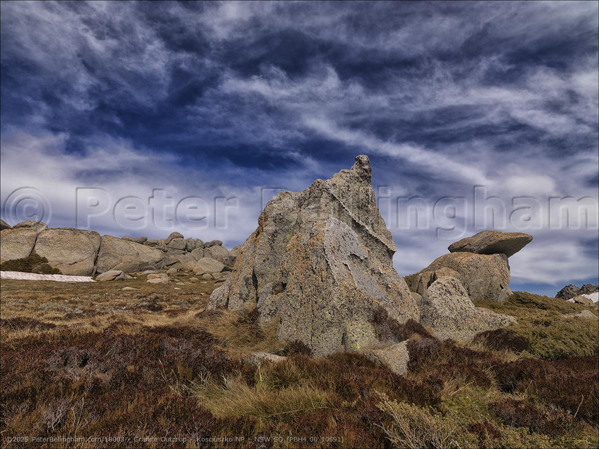 Peter Bellingham Photography Granite Outcrop - Kosciuszko NP - NSW SQ (PBH4 00 10691)